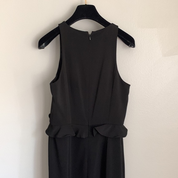 Jay Godfrey Joseph asymmetric ruffle gown black size 4n - Picture 5 of 10